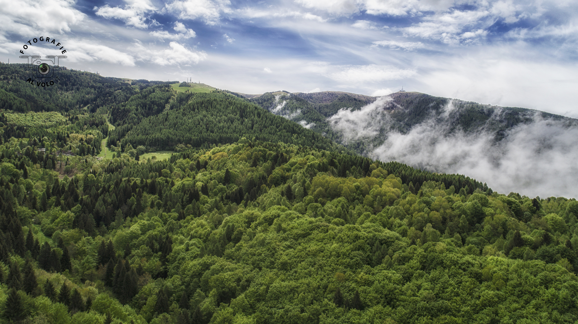 Fotografie Al Volo! Riprese aeree con drone - Belluno - Nevegal - Nuvole -Tobia Fattori