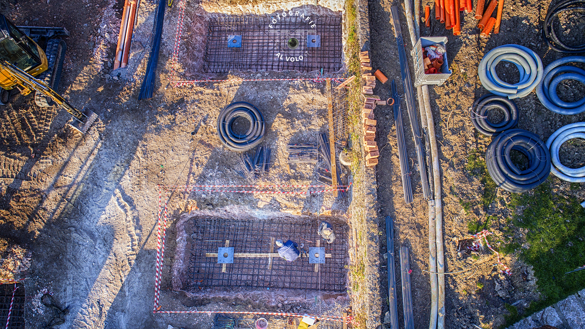 Fotografie Al Volo - Monitoraggio cantiere edile - stato d'avanzamento cantiere con drone